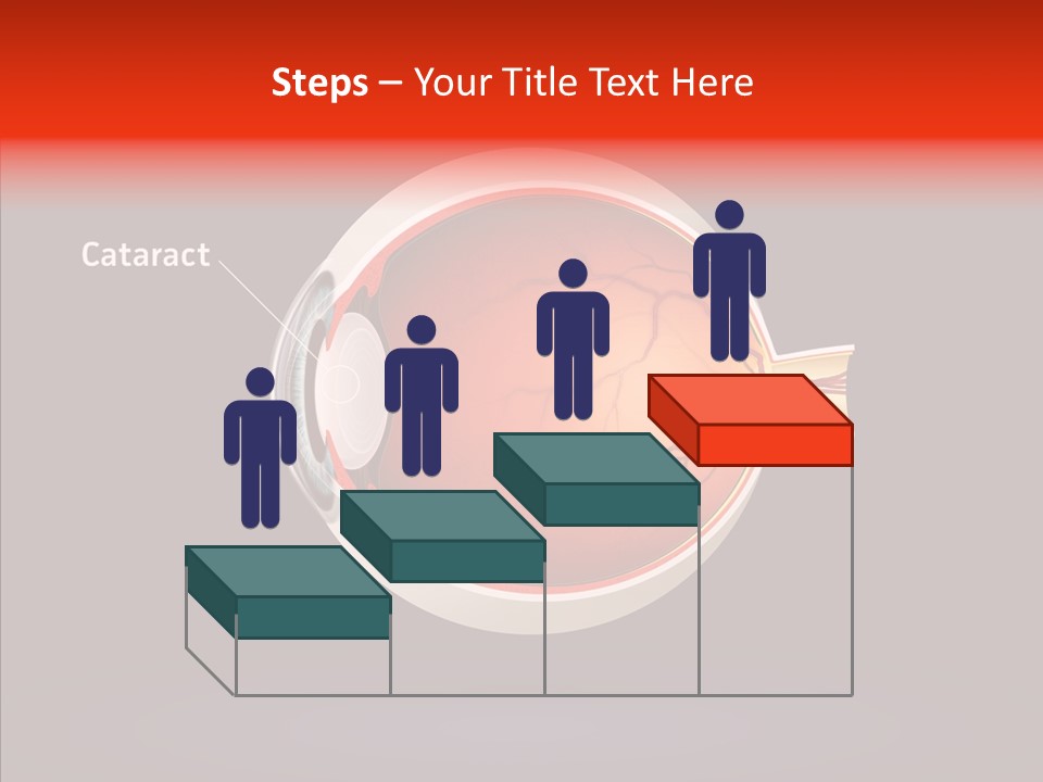 White Closeup Hold PowerPoint Template