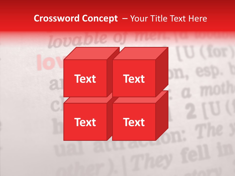Caregiver  Close Up PowerPoint Template