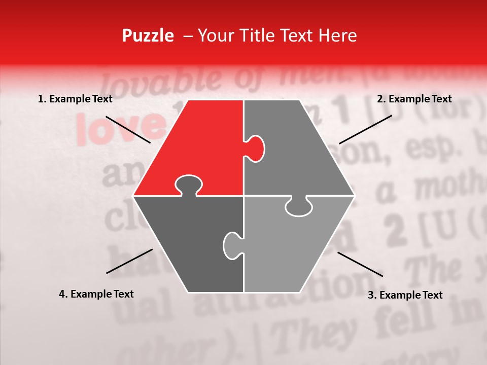 Caregiver  Close Up PowerPoint Template