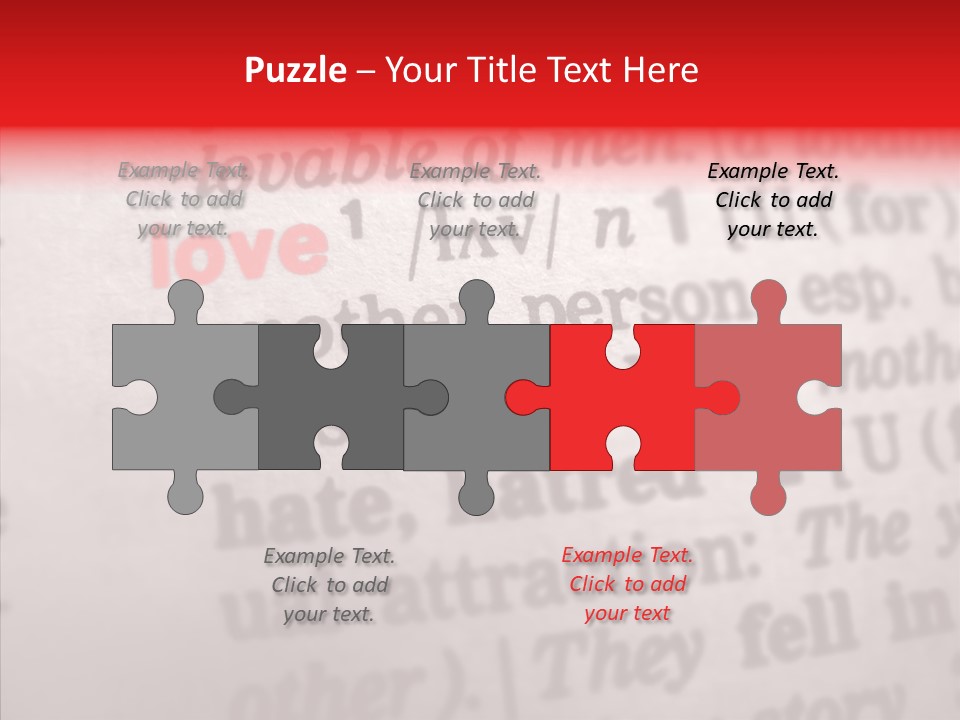 Caregiver  Close Up PowerPoint Template