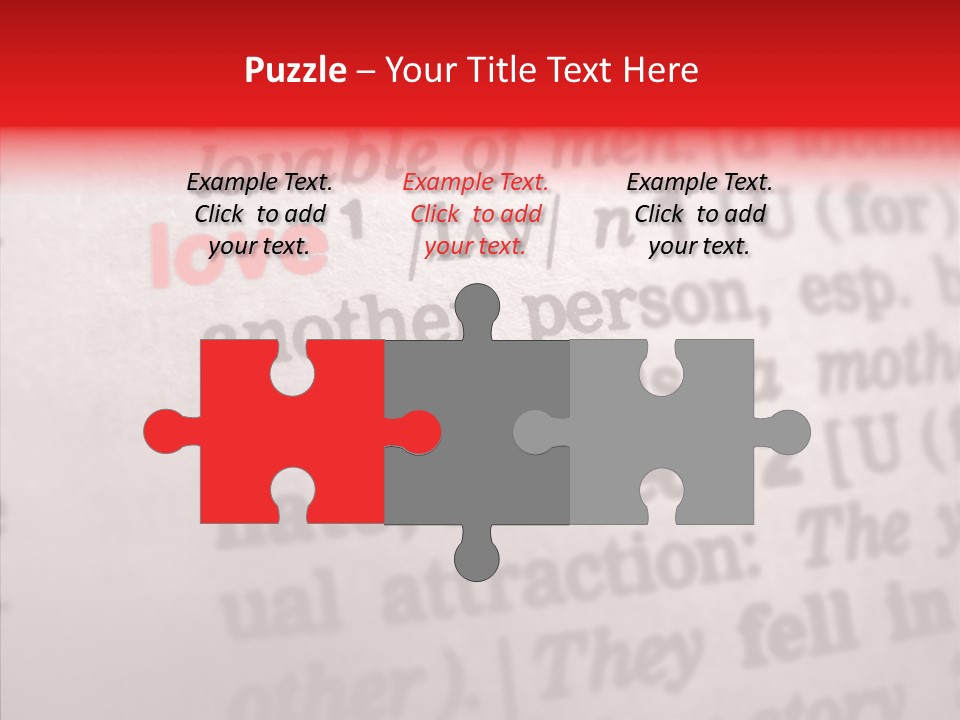 Caregiver  Close Up PowerPoint Template