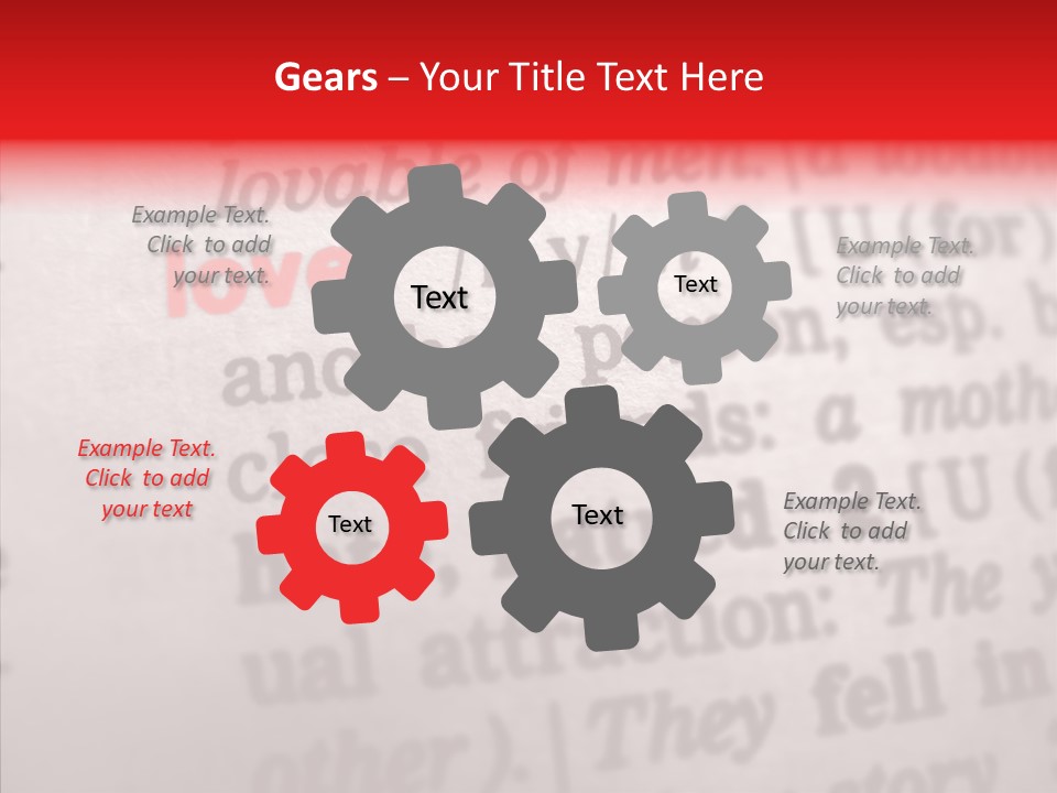 Caregiver  Close Up PowerPoint Template