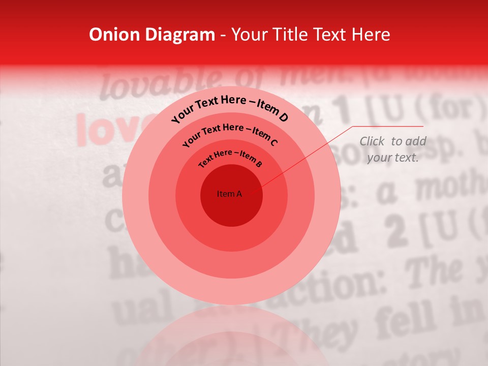 Caregiver  Close Up PowerPoint Template