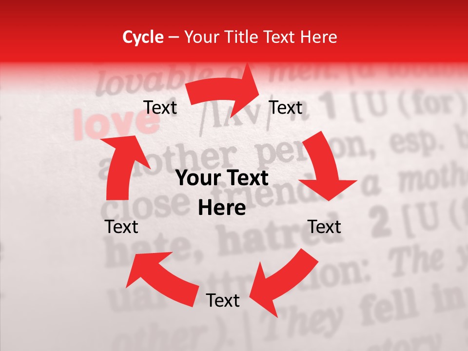 Caregiver  Close Up PowerPoint Template