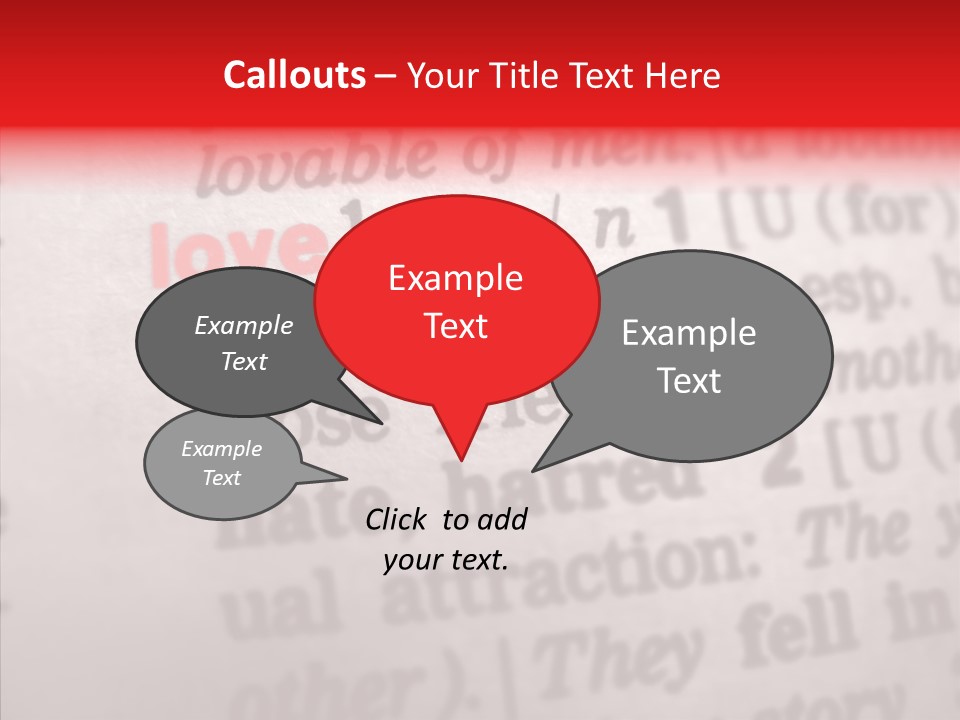 Caregiver  Close Up PowerPoint Template