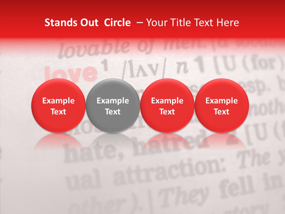 Caregiver  Close Up PowerPoint Template