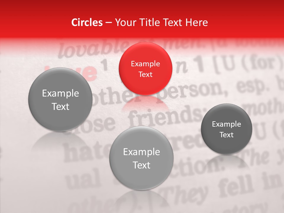 Caregiver  Close Up PowerPoint Template