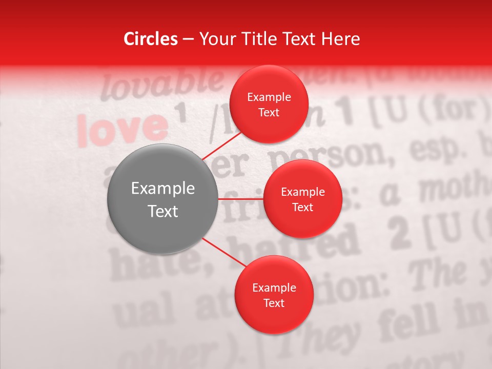 Caregiver  Close Up PowerPoint Template