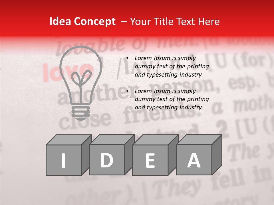 Caregiver  Close Up PowerPoint Template