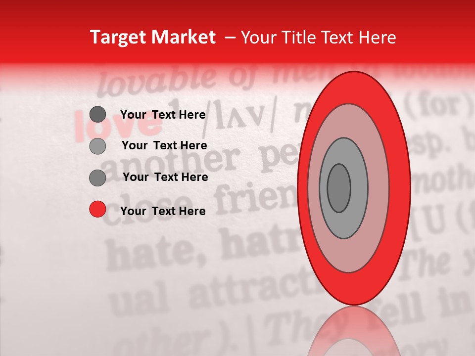 Caregiver  Close Up PowerPoint Template