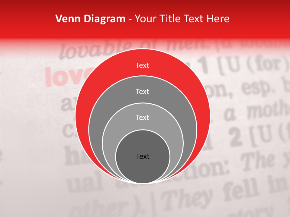 Caregiver  Close Up PowerPoint Template