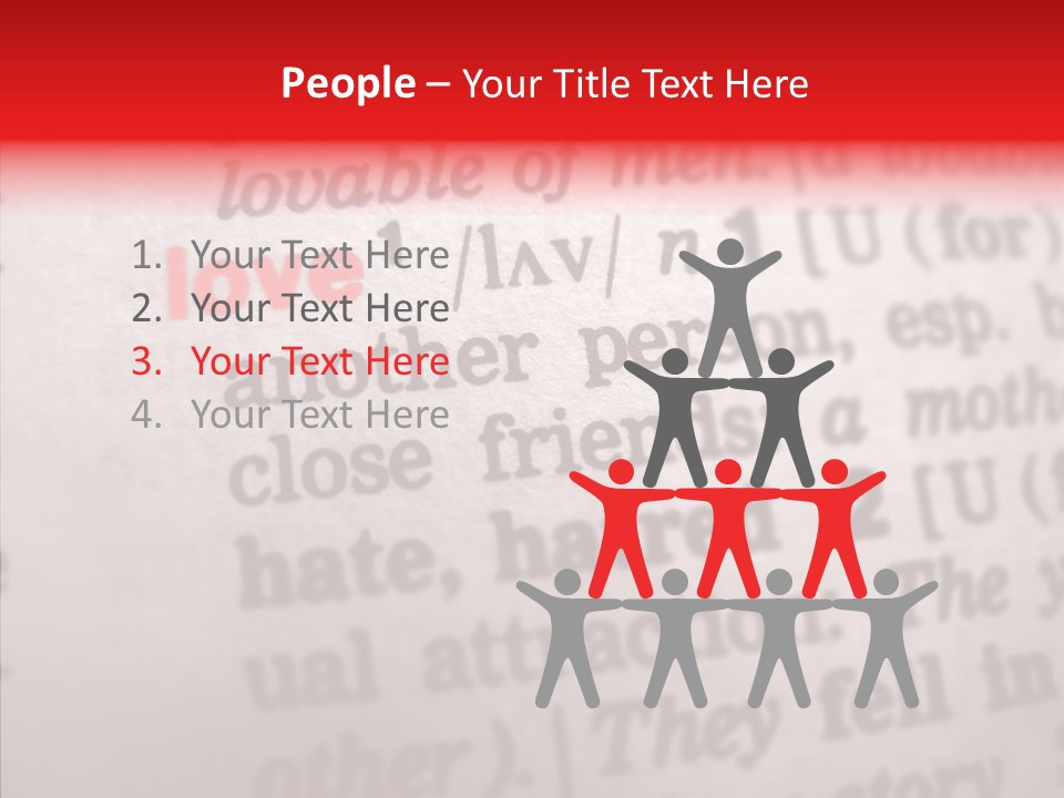 Caregiver  Close Up PowerPoint Template