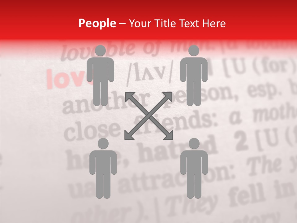 Caregiver  Close Up PowerPoint Template