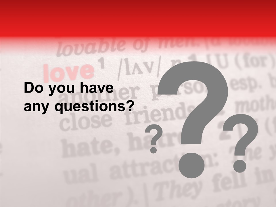 Caregiver  Close Up PowerPoint Template