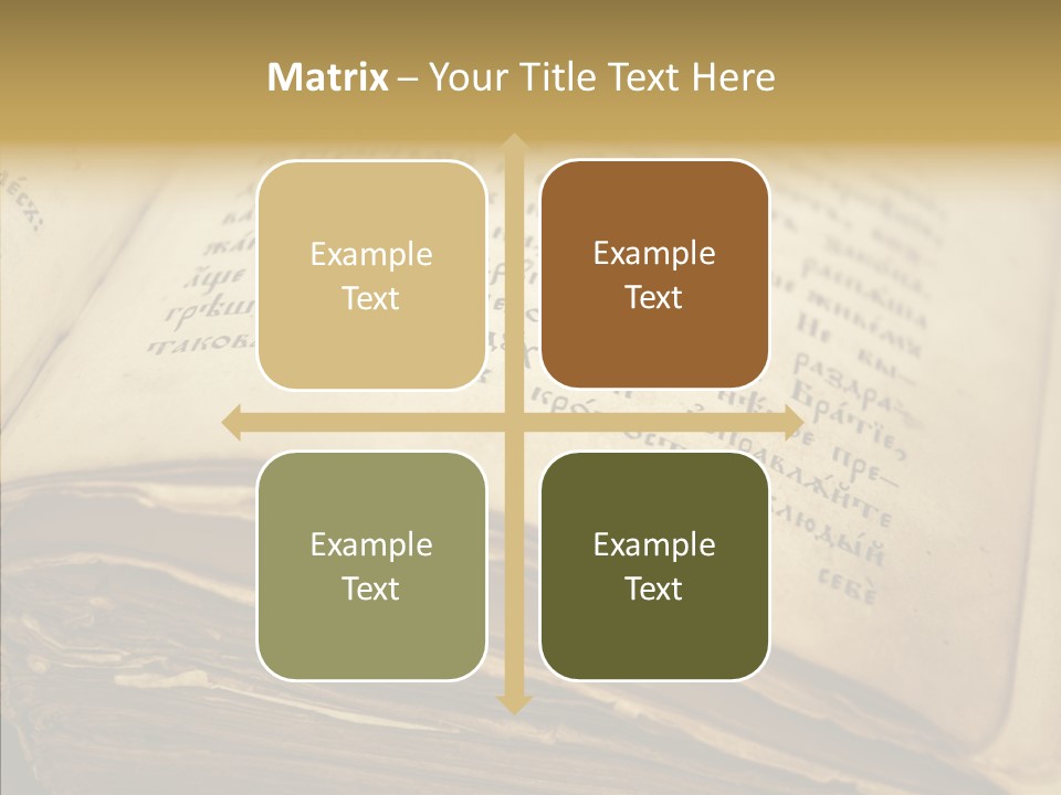 Senior  Grandmother Holding Hands PowerPoint Template