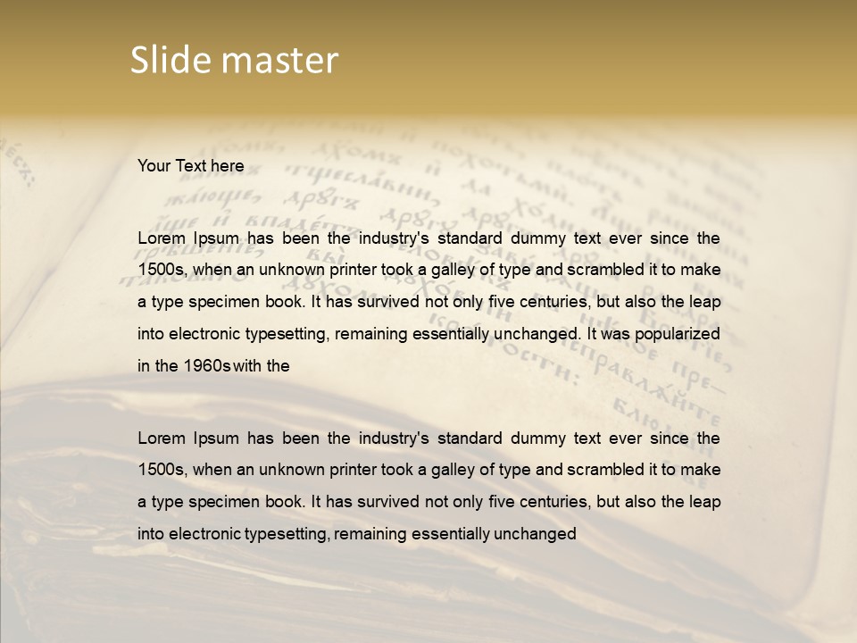 Senior  Grandmother Holding Hands PowerPoint Template