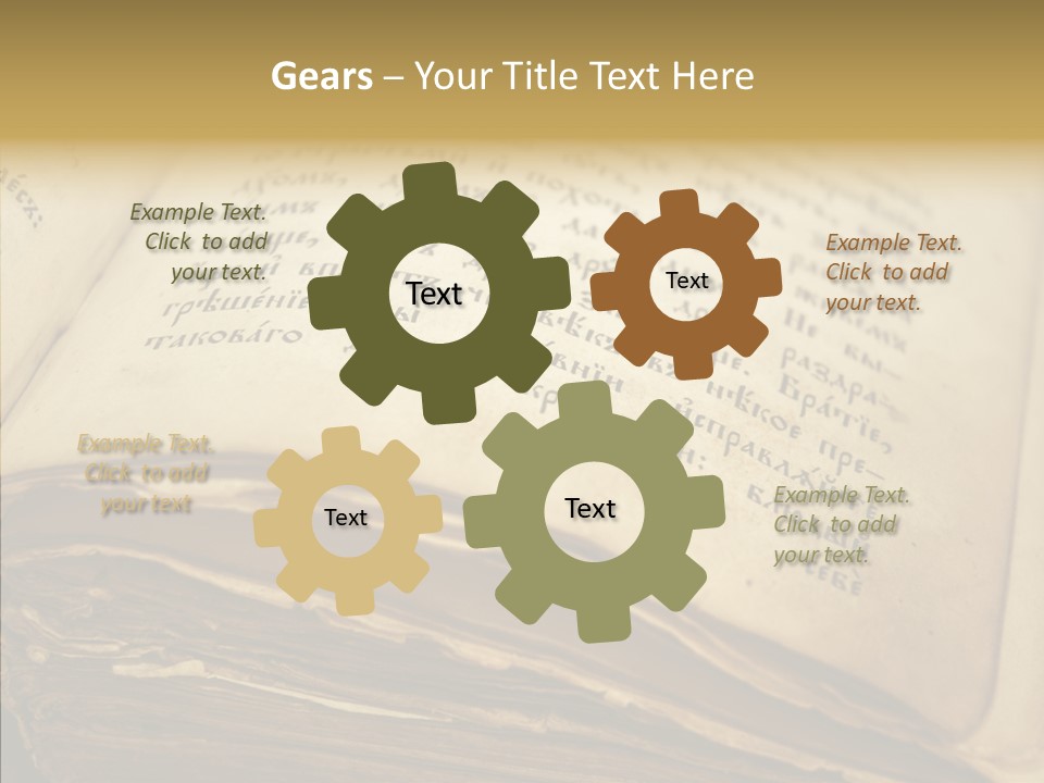 Senior  Grandmother Holding Hands PowerPoint Template