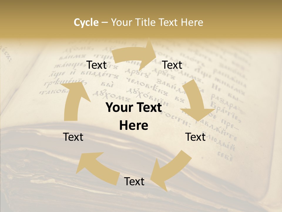 Senior  Grandmother Holding Hands PowerPoint Template