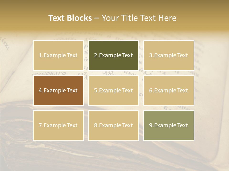 Senior  Grandmother Holding Hands PowerPoint Template