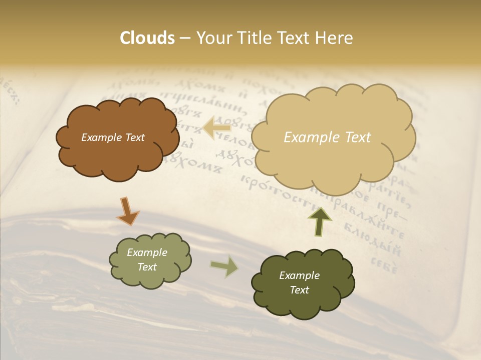 Senior  Grandmother Holding Hands PowerPoint Template