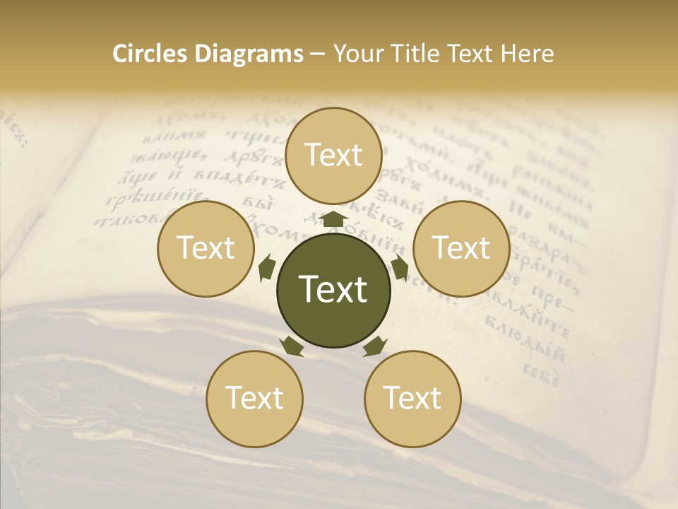 Senior  Grandmother Holding Hands PowerPoint Template