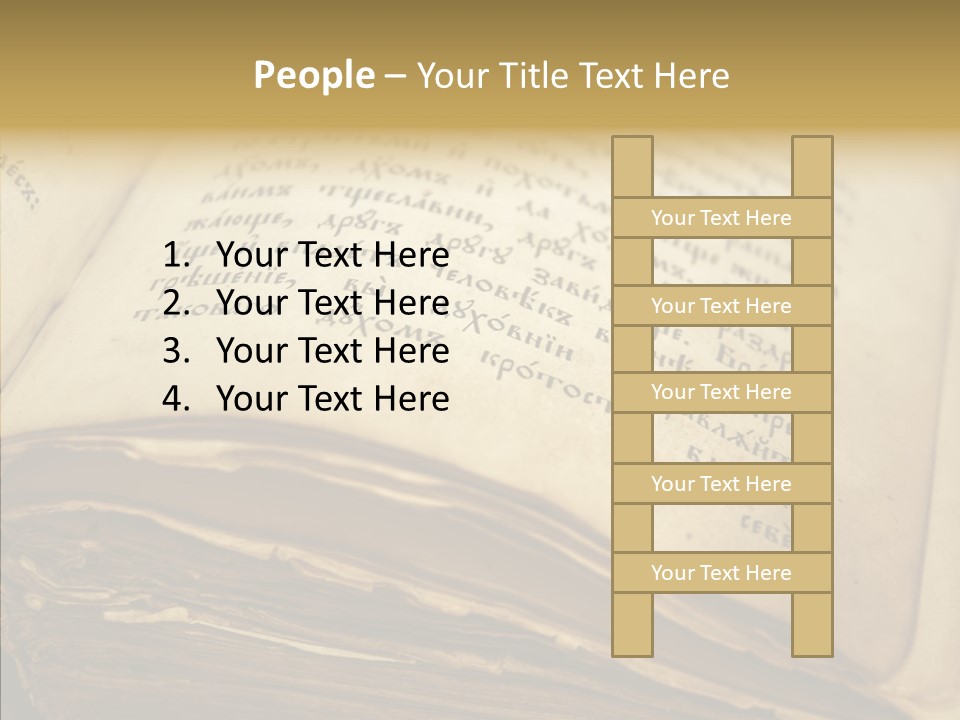 Senior  Grandmother Holding Hands PowerPoint Template