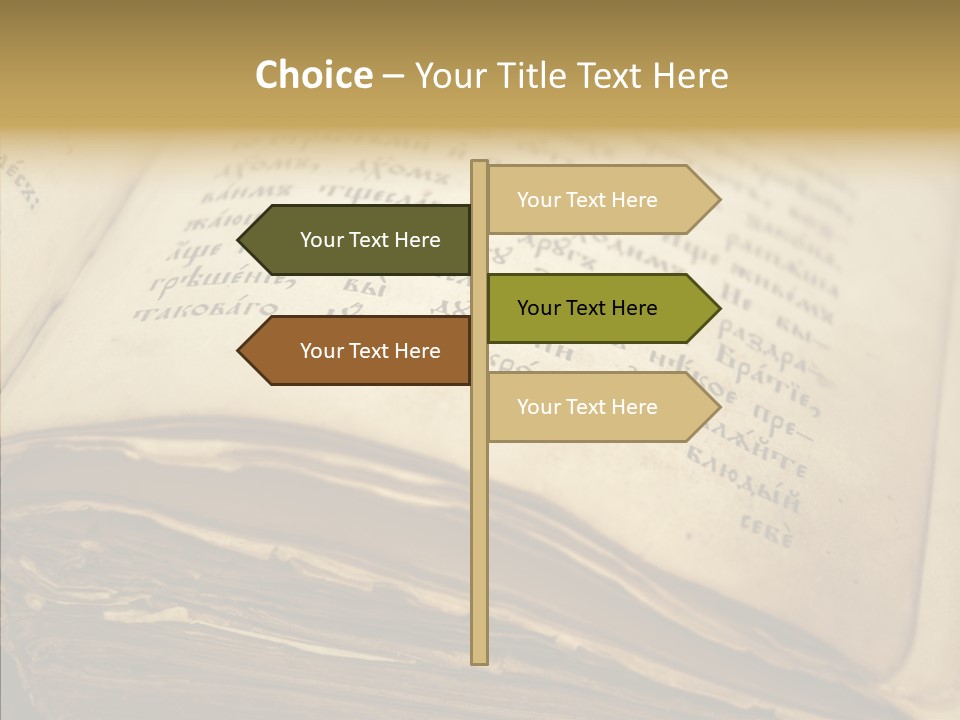 Senior  Grandmother Holding Hands PowerPoint Template