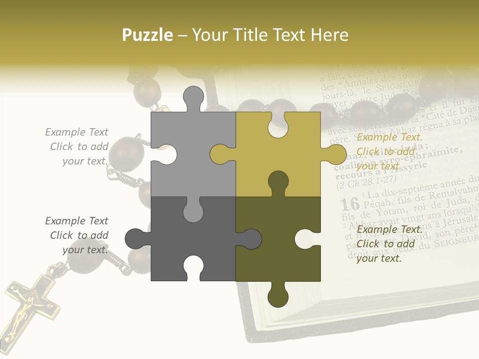 Assistance Female Senior PowerPoint Template