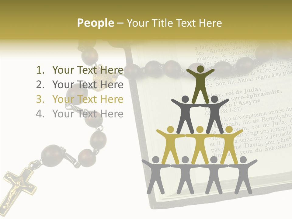 Assistance Female Senior PowerPoint Template