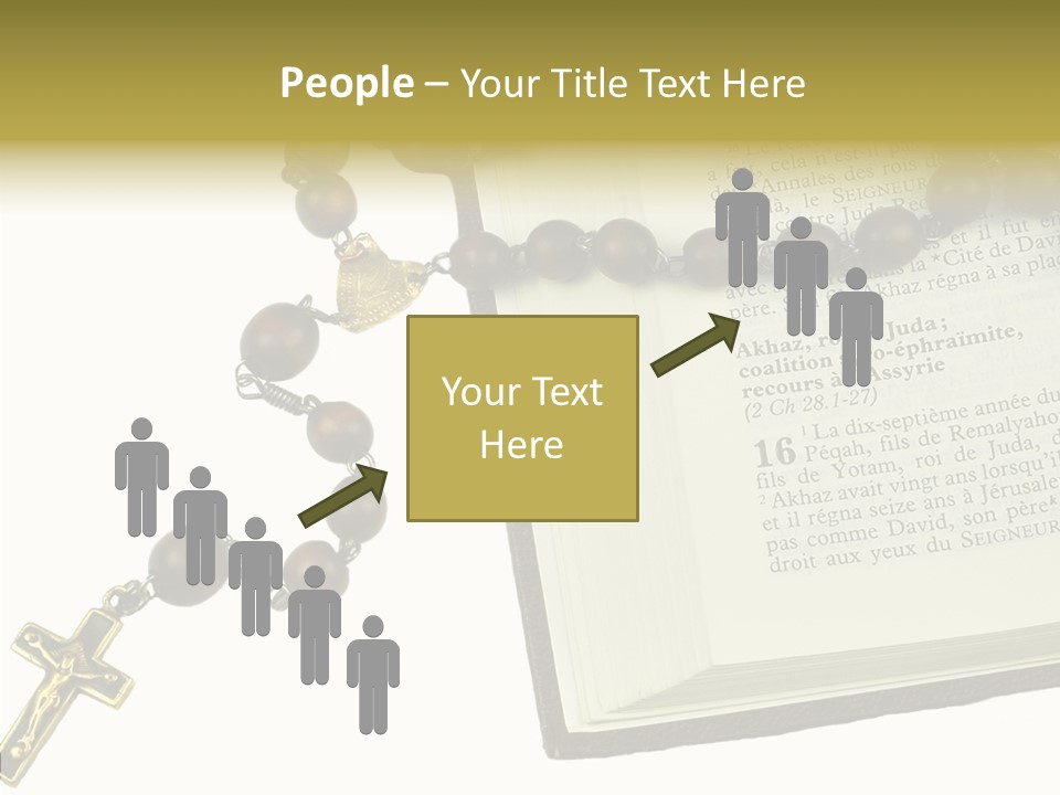 Assistance Female Senior PowerPoint Template