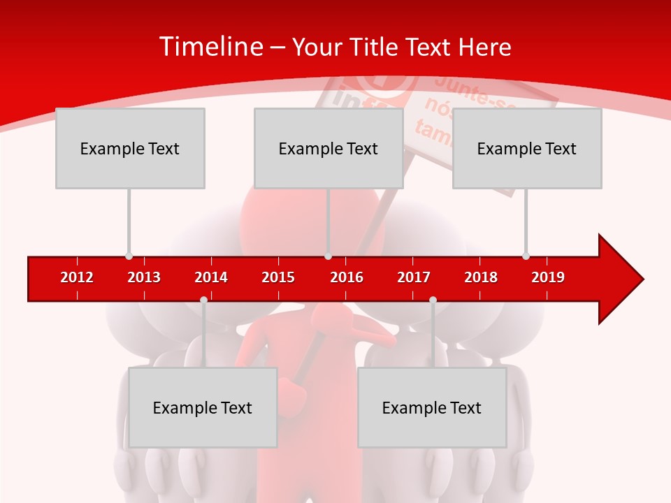 Old Holding Hands Help PowerPoint Template