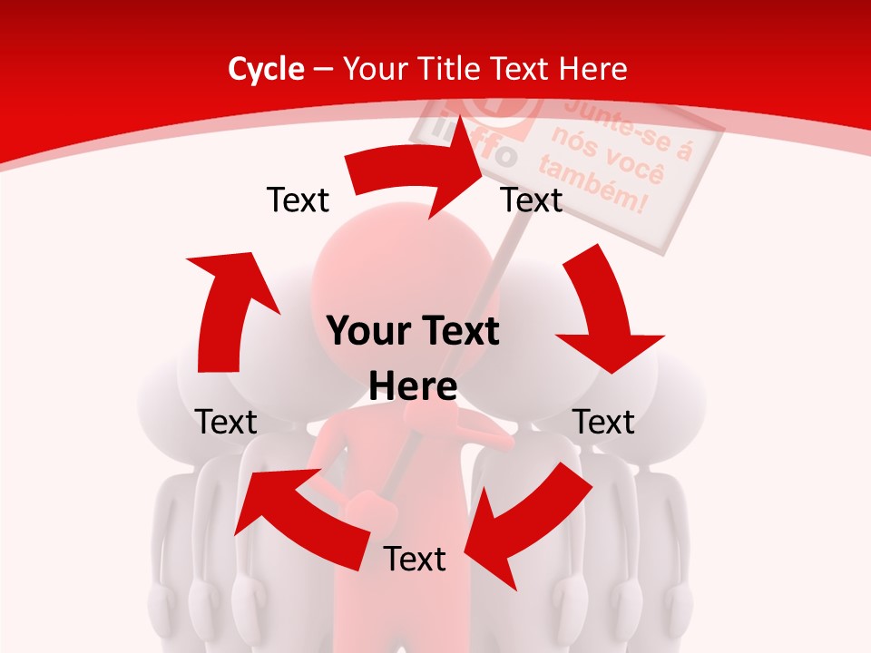Old Holding Hands Help PowerPoint Template