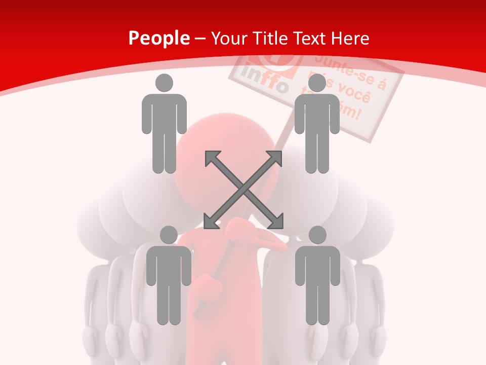 Old Holding Hands Help PowerPoint Template