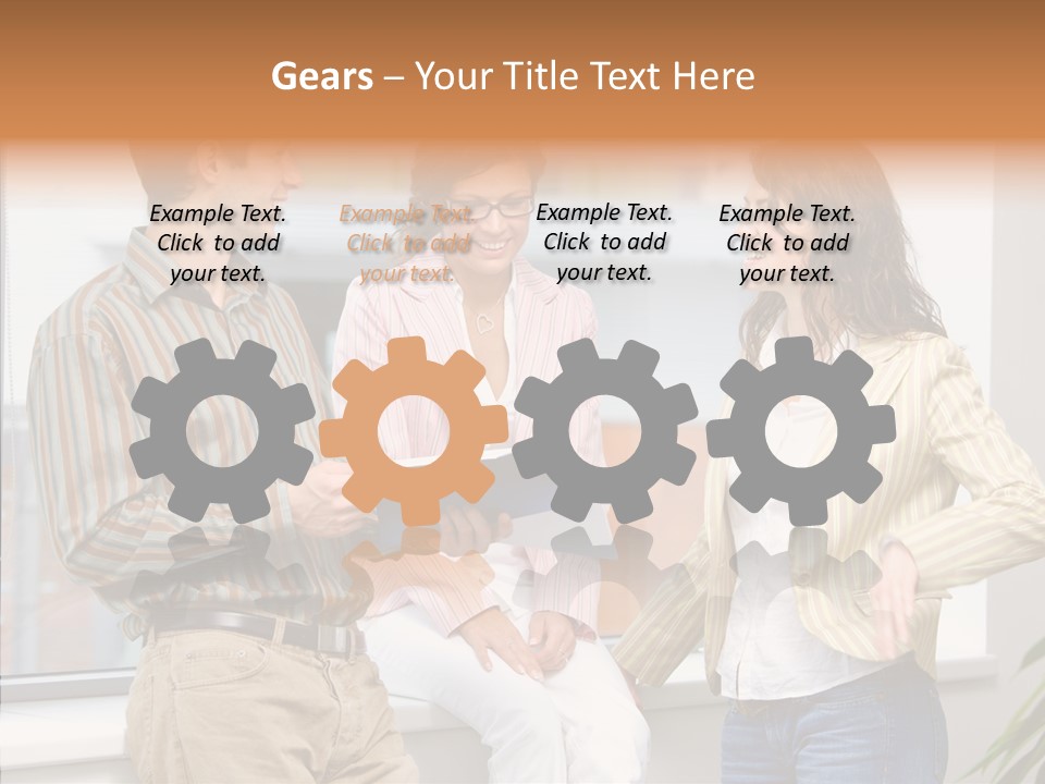 Hand Old Senior PowerPoint Template