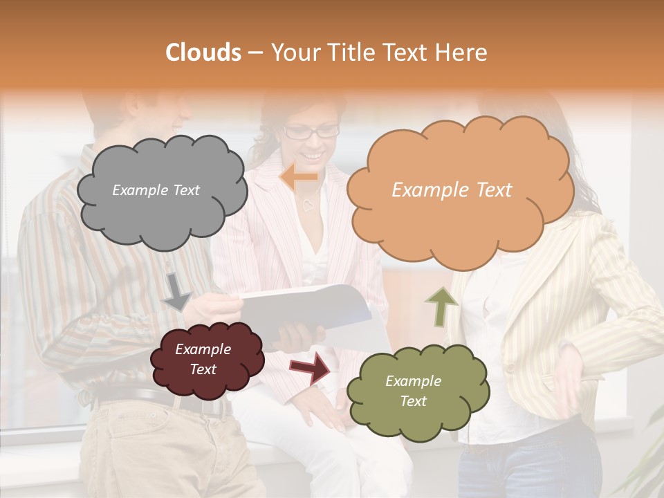 Hand Old Senior PowerPoint Template