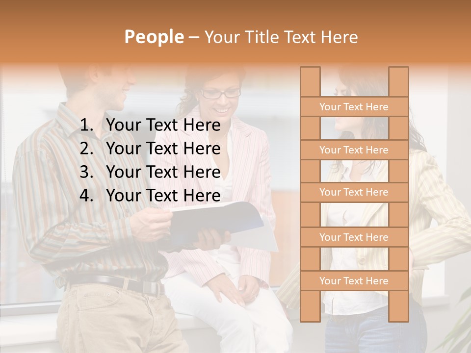 Hand Old Senior PowerPoint Template