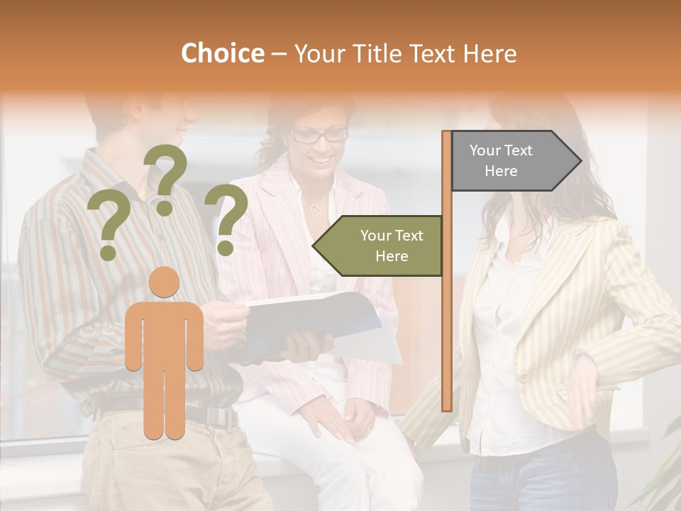 Hand Old Senior PowerPoint Template