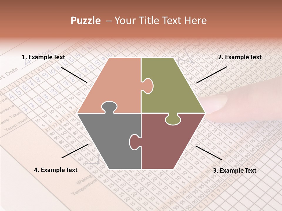 Closeup Women Elder PowerPoint Template