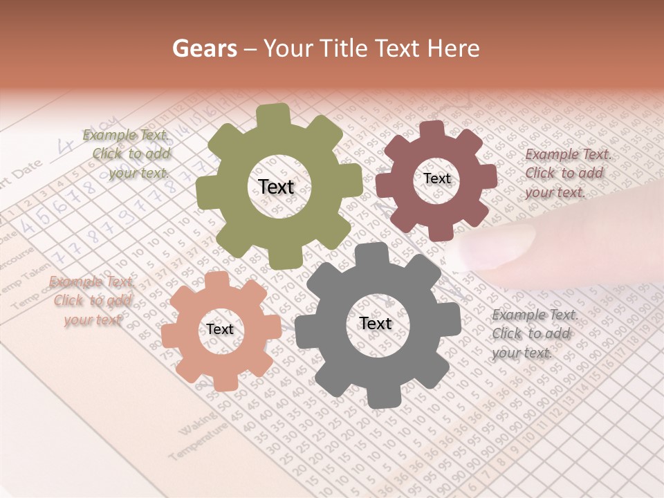 Closeup Women Elder PowerPoint Template