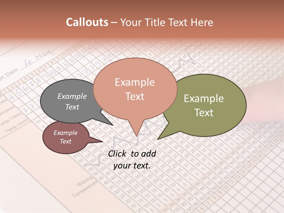 Closeup Women Elder PowerPoint Template
