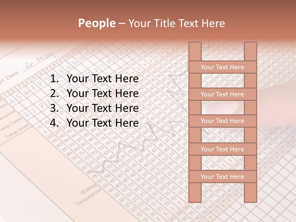 Closeup Women Elder PowerPoint Template