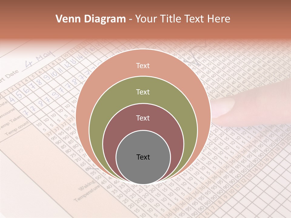 Closeup Women Elder PowerPoint Template