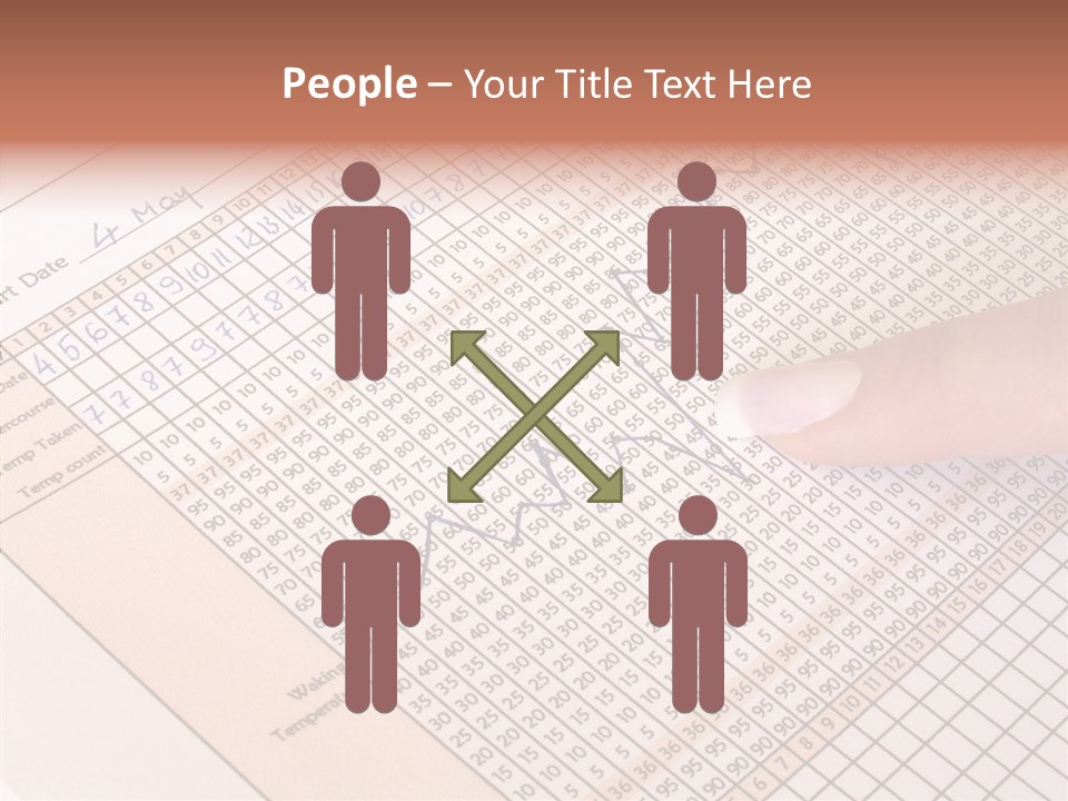 Closeup Women Elder PowerPoint Template