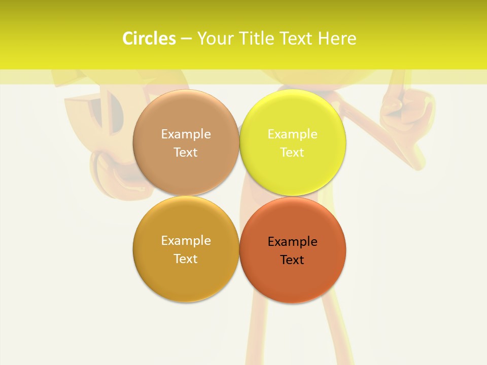 Elderly Finger White Background PowerPoint Template