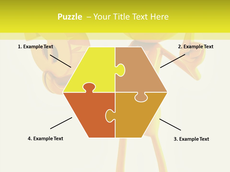 Elderly Finger White Background PowerPoint Template