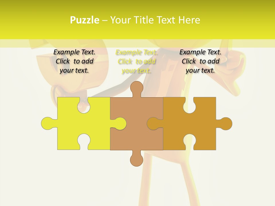 Elderly Finger White Background PowerPoint Template