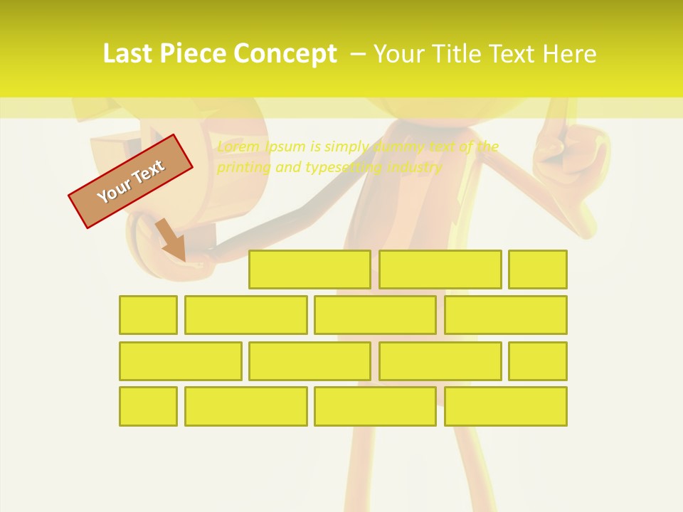 Elderly Finger White Background PowerPoint Template