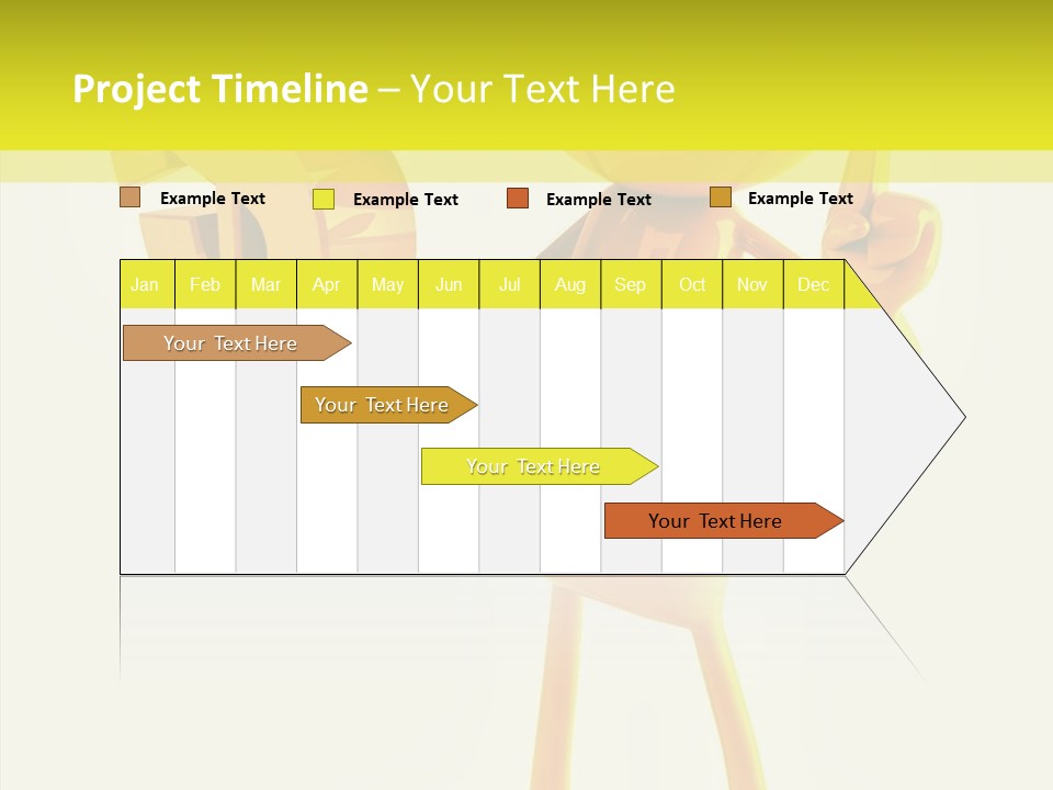 Elderly Finger White Background PowerPoint Template