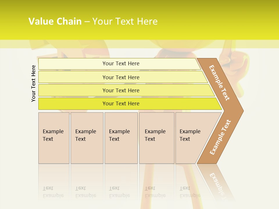 Elderly Finger White Background PowerPoint Template