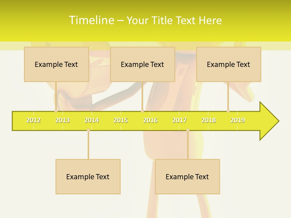 Elderly Finger White Background PowerPoint Template